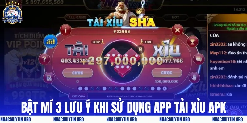 Bật mí 3 lưu ý khi sử dụng APP tải xỉu APK