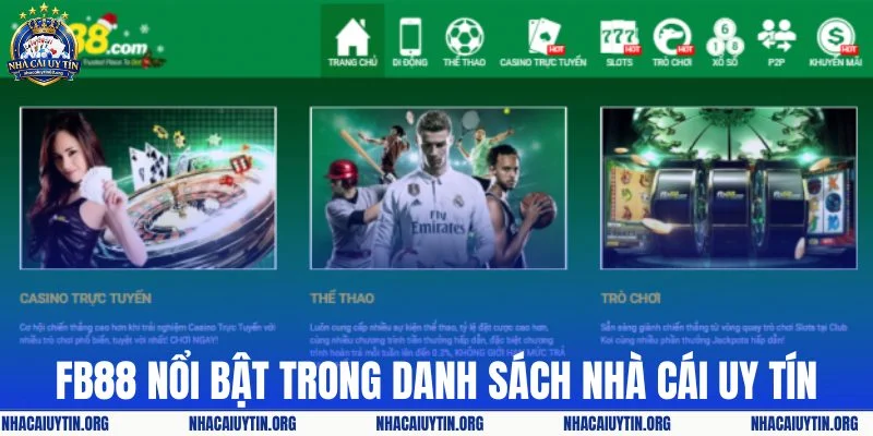 FB88 nổi bật trong danh sách nhà cái uy tín